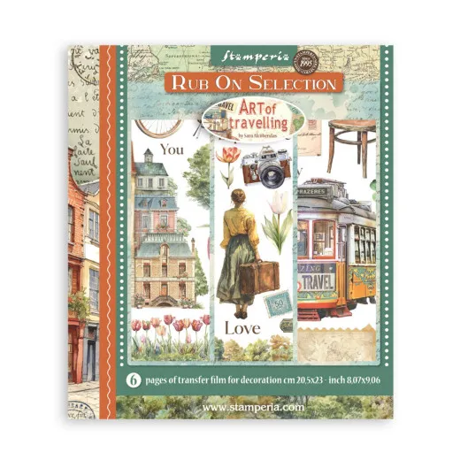 Stamperia - Rub-on Assortment - Art of Travelling