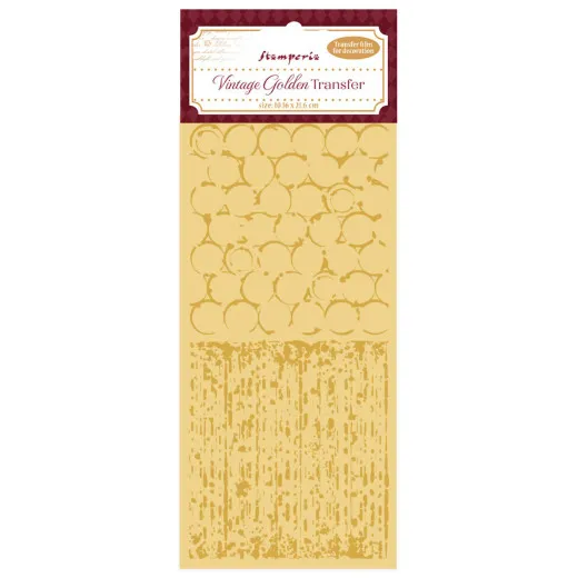 Stamperia - Vintage Golden Transfer - Backgrounds