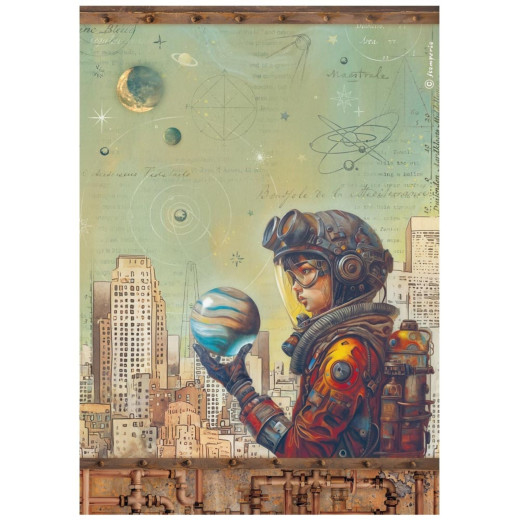 Stamperia Rice Paper - A New Beginning - Save the Planet