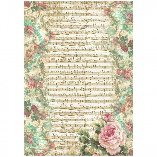 Stamperia Rice Paper - Precious - Music