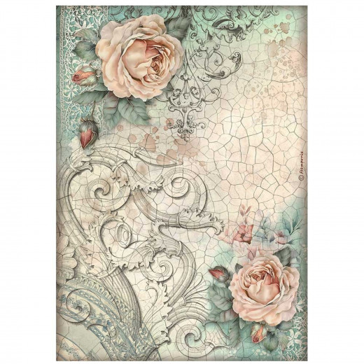 Stamperia Rice Paper - Brocante Antiques - Roses