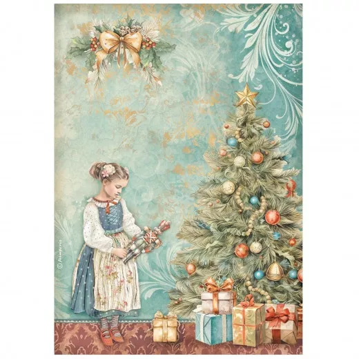 Stamperia Rice Paper - The Nutcracker - Christmas Tree