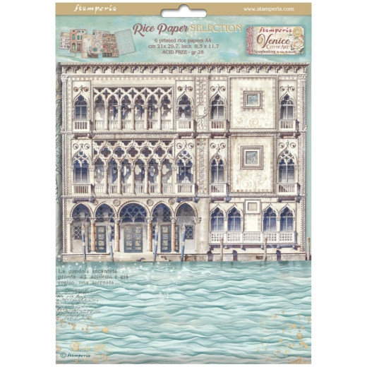 Venice City of Art - A4 Rice Paper Selection