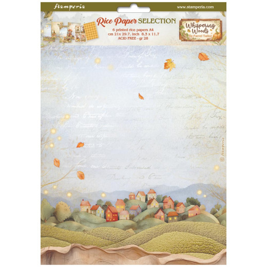 Whispering Woods - A4 Rice Paper Selection