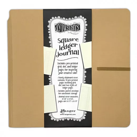 Dyan Reaveleys Dylusions Square Ledger Journal Kraft