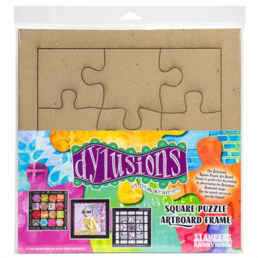 Dylusions - Artboard Frame - Square Puzzle