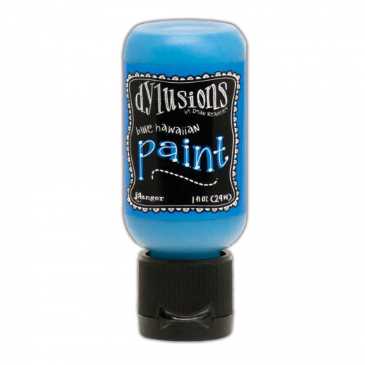 Flip Cap Bottle Dylusions Paint - Blue Hawaiian