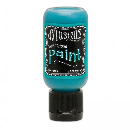 Flip Cap Bottle Dylusions Paint - Blue Lagoon