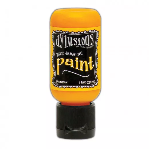 Flip Cap Bottle Dylusions Paint - Pure Sunshine