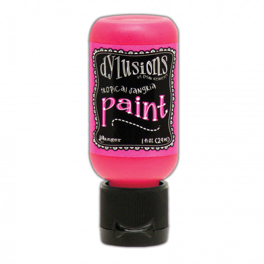 Flip Cap Bottle Dylusions Paint - Tropical Sangria