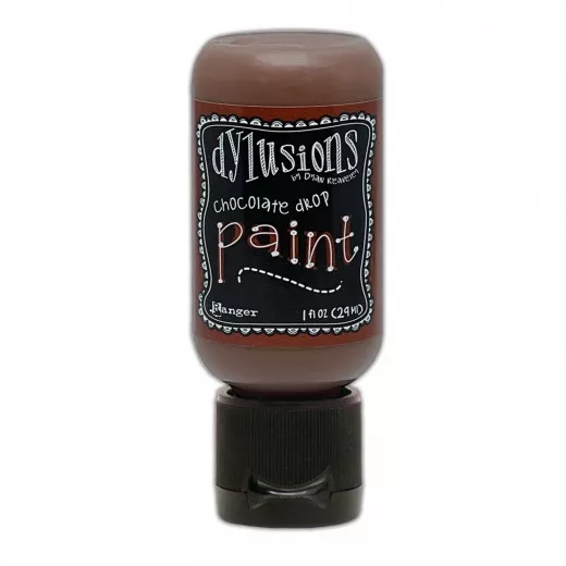 Flip Cap Bottle Dylusions Paint - Chocolate Drop