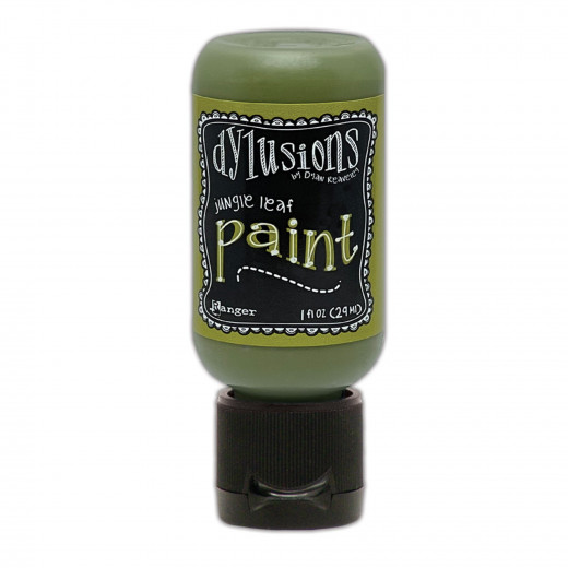 Flip Cap Bottle Dylusions Paint - Jungle Leaf