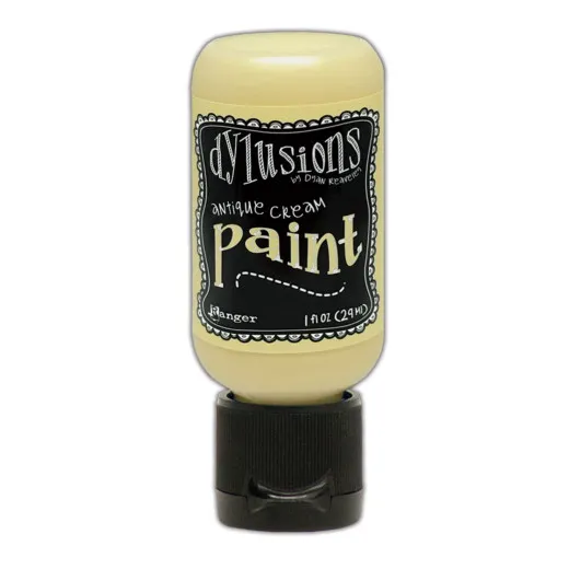 Flip Cap Bottle Dylusions Paint - Antique Cream