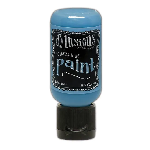 Flip Cap Bottle Dylusions Paint - Powder Blue