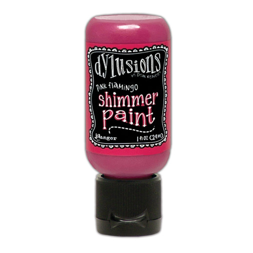 Dylusions Shimmer Paint - Pink Flamingo