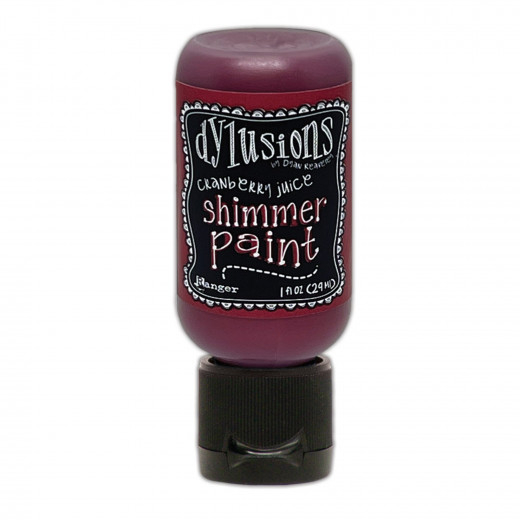 Dylusions Shimmer Paint - Cranberry Juice