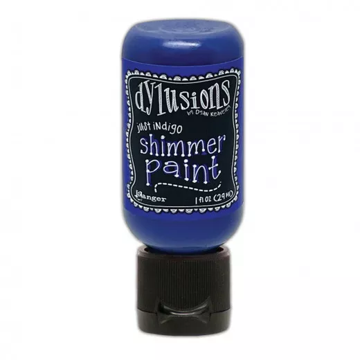 Dylusions Shimmer Paint - Just Indigo