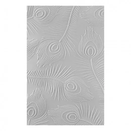 Spellbinders - 3D Embossing Folder - Feather Flourish