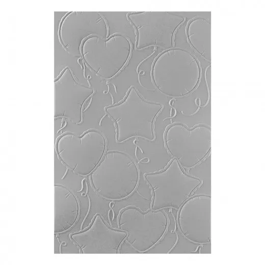 Spellbinders - 3D Embossing Folder - Party Balloons