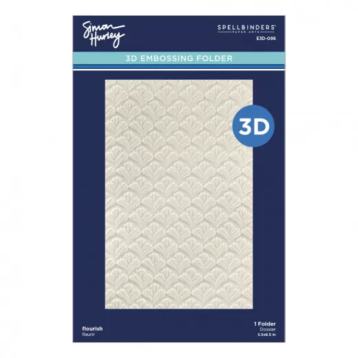 Spellbinders - 3D Embossing Folder - Flourish