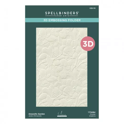 Spellbinders - 3D Embossing Folder - Amaryllis Garden