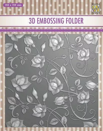 3D Embossing Folder - Rosen