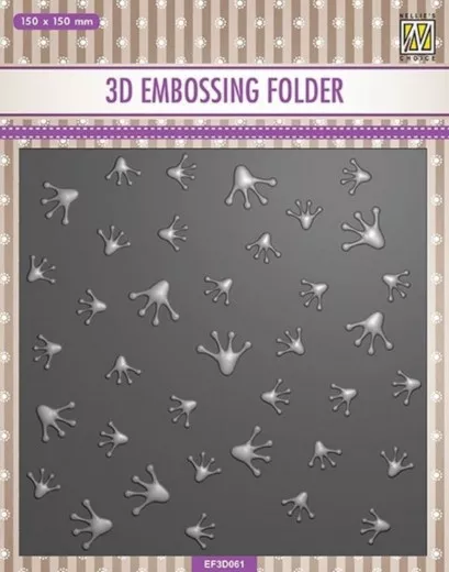 Embossing Folder - Froschpfotenabdrücke