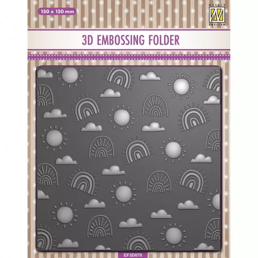 Embossing Folder - Rainbow