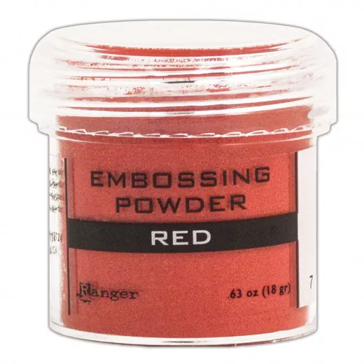 Embossing Pulver - Red