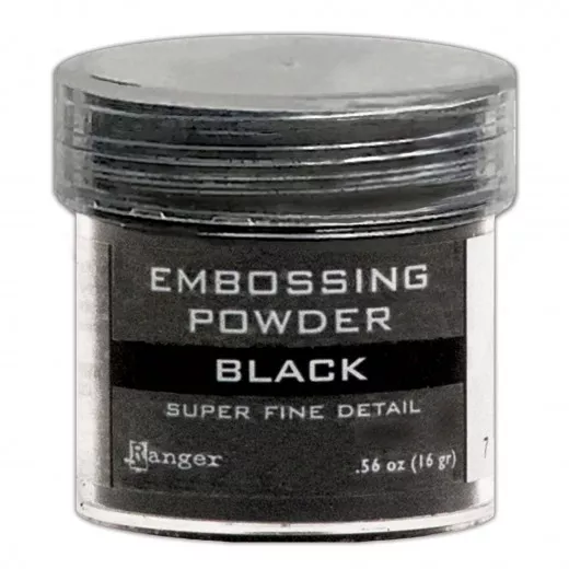 Embossing Pulver - Super Fine Black