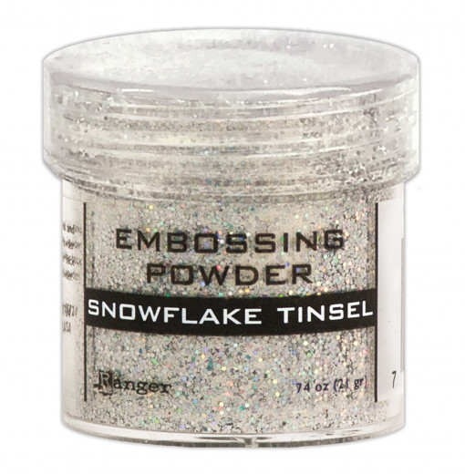 Embossing Pulver - Snowflake Tinsel