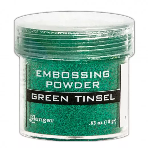 Embossing Pulver - Green Tinsel