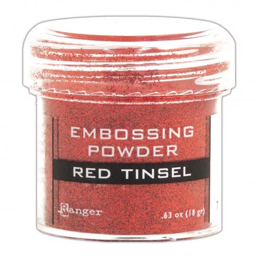 Embossing Pulver - Red Tinsel