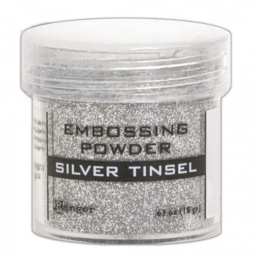 Embossing Pulver - Silver Tinsel
