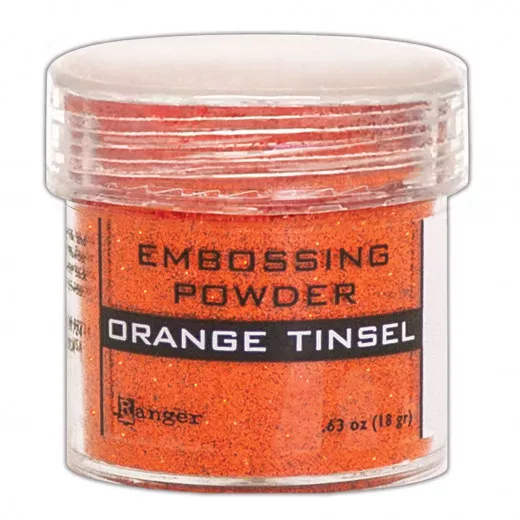 Embossing Powder - Orange Tinsel