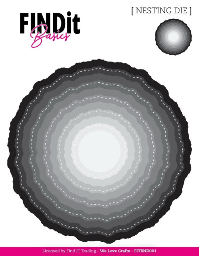 FINDit Basics - Nesting Dies - Wavey Circles
