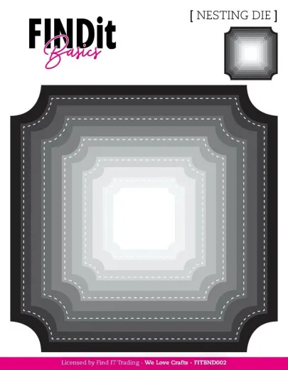 FINDit Basics - Nesting Dies - Cut Corner Squares