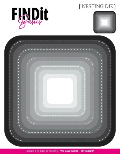 FINDit Basics - Nesting Dies - Curved Squares