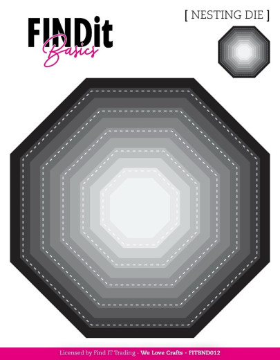FINDit Basics - Nesting Dies - Stitched Octagon
