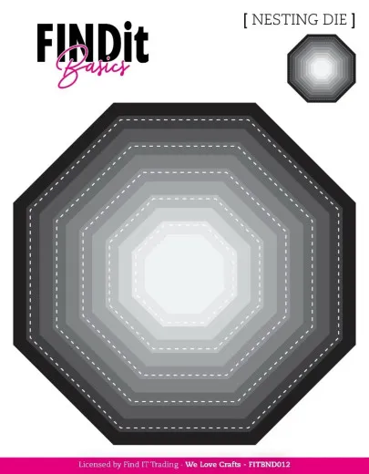 FINDit Basics - Nesting Dies - Stitched Octagon