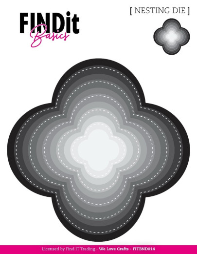 FINDit Basics - Nesting Dies - Stitched Quatrefoil