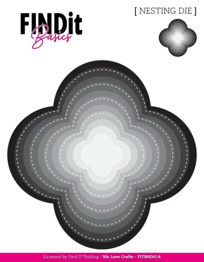 FINDit Basics - Nesting Dies - Stitched Quatrefoil