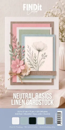 4K Linen Cardstock - Neutral Basics