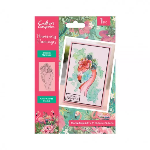 Clear Stamps - Flamazing Flamingos - Elegant Flamingo