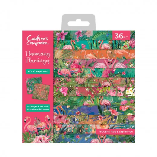 Flamazing Flamingos - 6x6 Paper Pad