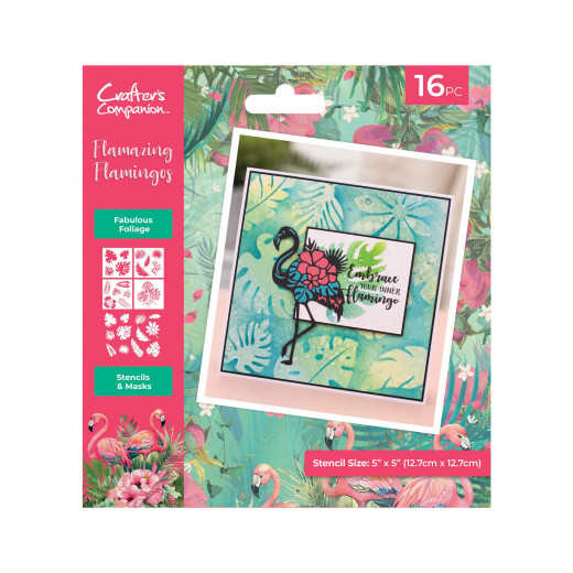 Flamazing Flamingos - Stencils & Masks - Fabulous Foilage