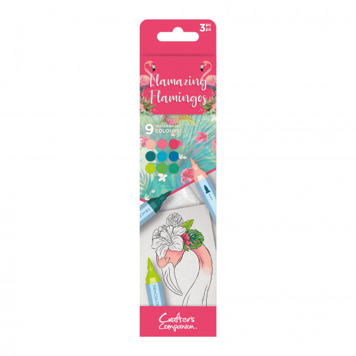 TriColour Aqua Pens - Flamazing Flamingos