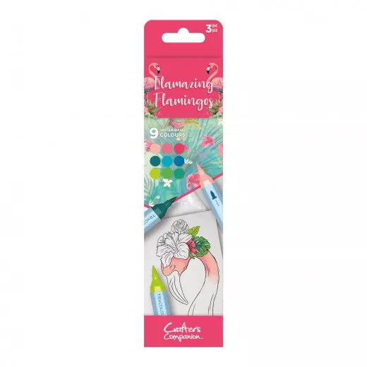 TriColour Aqua Pens - Flamazing Flamingos