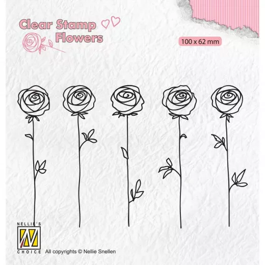 Clear Stamps - Flowers Rosen