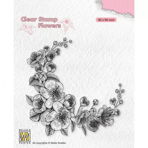 Clear Stamps - Flowers Blütenecke